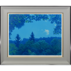 緑の窓　リトグラフ