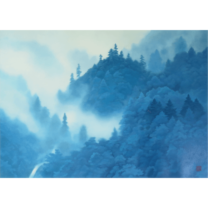 山嶺湧雲 (新復刻画)