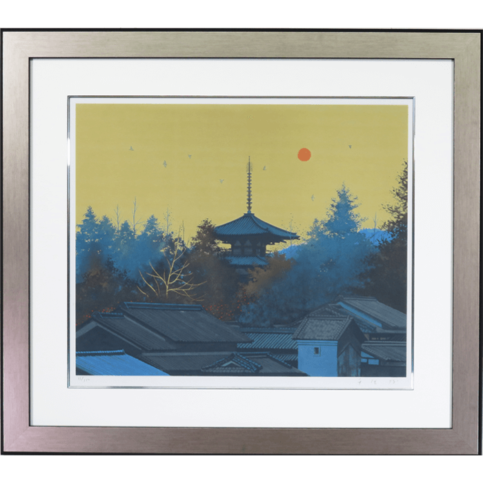 雨後の朝 リトグラフ 千住博 | 絵画販売・買取 