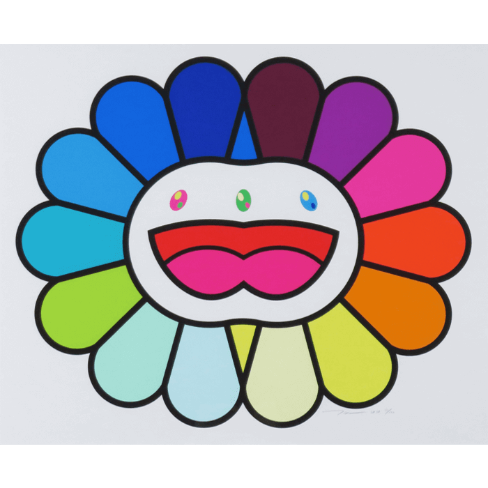 村上隆 版画 2枚 シルクスクリーン（現在システム障害が発生しており  