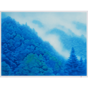 東山魁夷の夏山白雲 版画