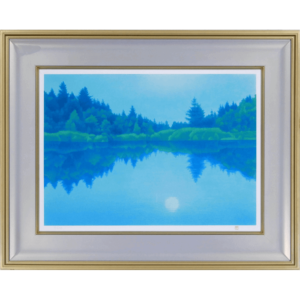 月映　リトグラフ