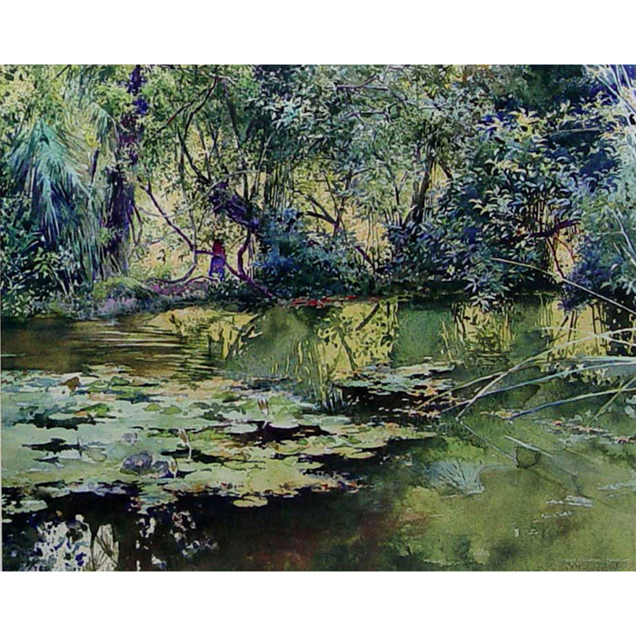 アルファビア庭園 ジクレー リャド | 絵画販売・買取 