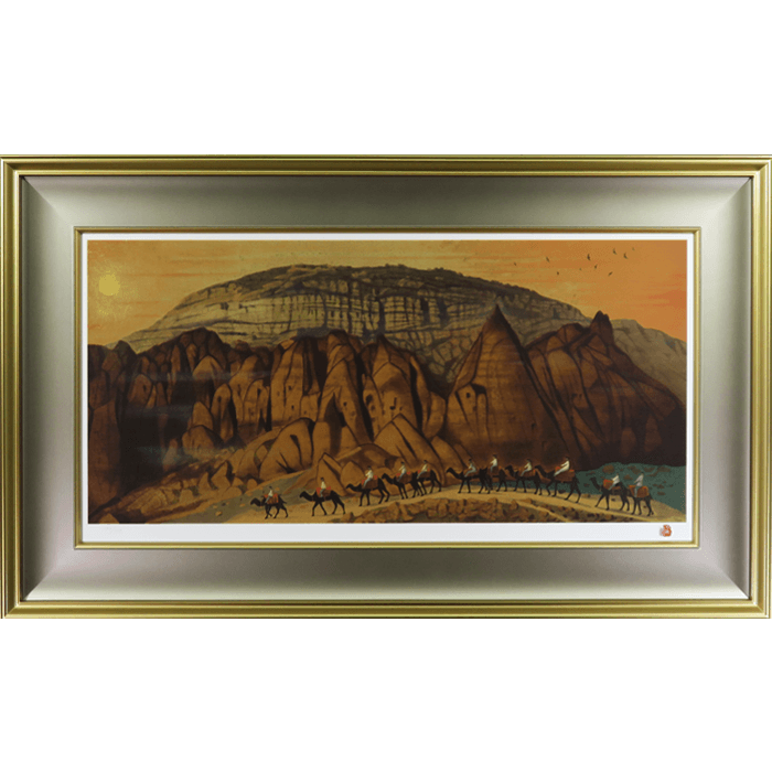 利根川祥行 油彩 風景画 積み込ん