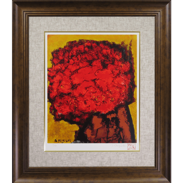 三岸節子、 煩わしく カーニュ リュー スー パリ 、希少なデッサン  