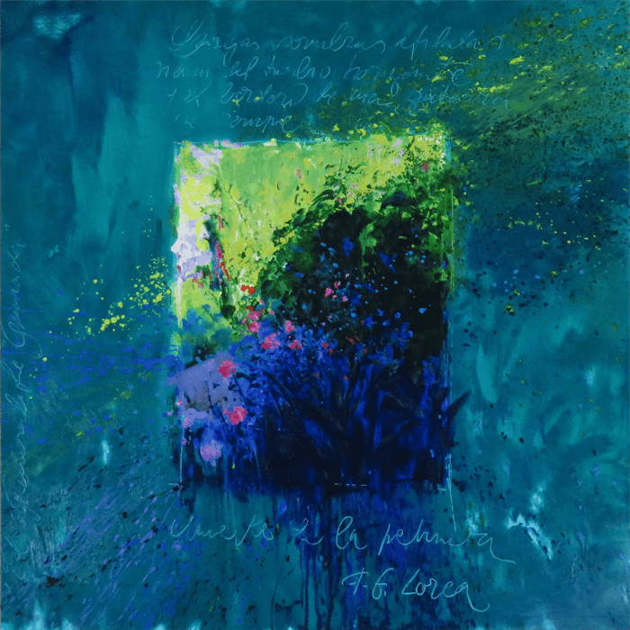 ロルカの詩Ⅲ シルクスクリーン 販売・購入【バーバリーアートスペース  