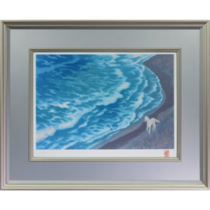 風吹く浜 シルクスクリーン