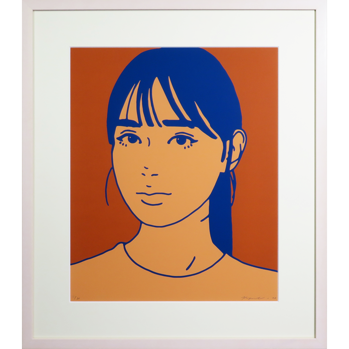 Untitled 2024 (Orange)　シルクスクリーン