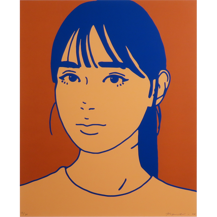 Untitled 2024 (Orange)　シルクスクリーン