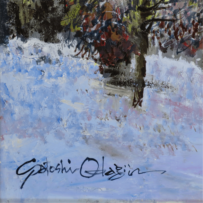 プラハ雪の夜景 12号