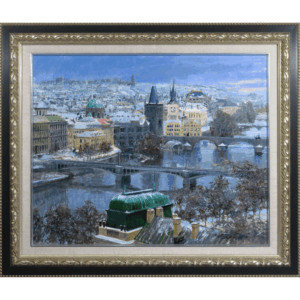 プラハ雪の夜明け 15号