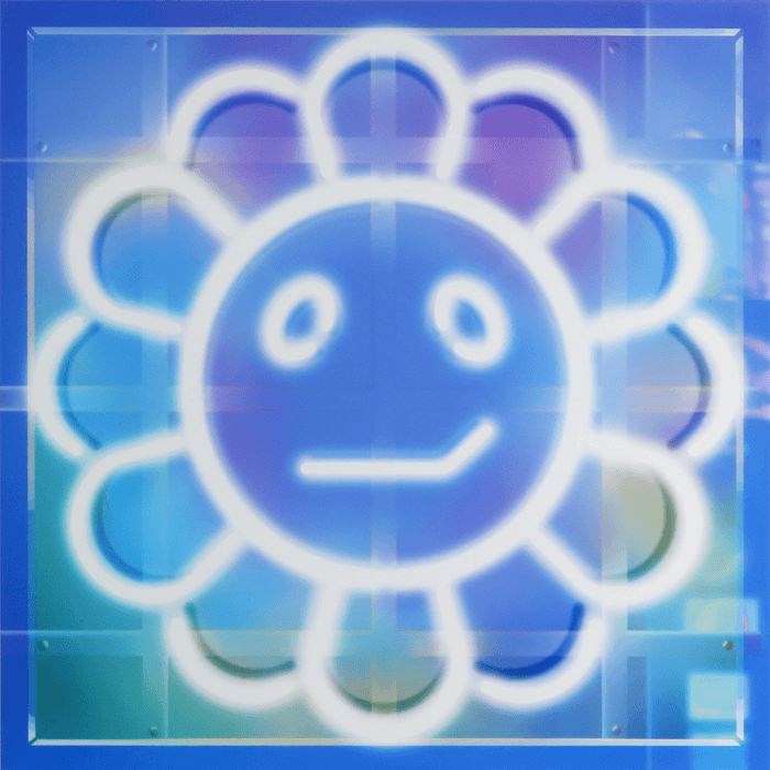 Murakami.Flower ネオン シルクスクリーン