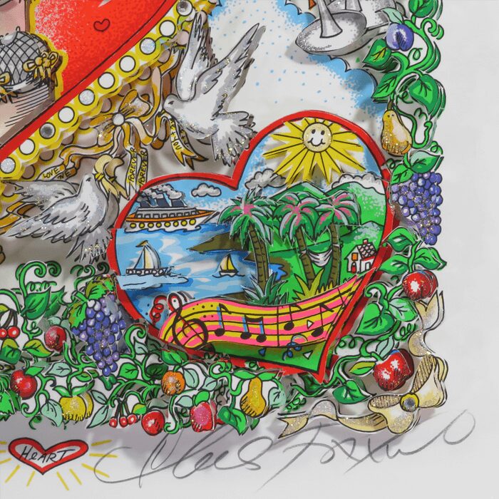 With All My Heart　3Dポップアート