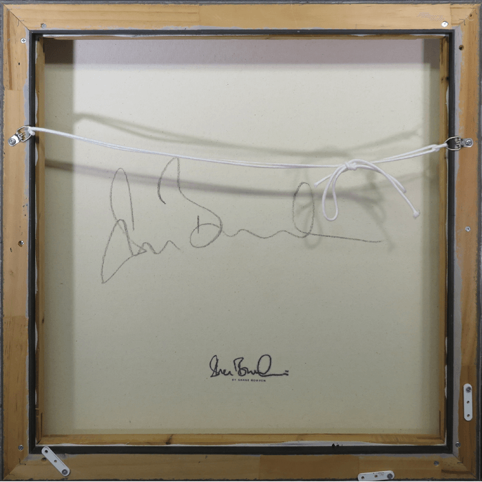 サイン入り証明書付きシェーン・ボーデン No.5 CHANELゴールド絵画 