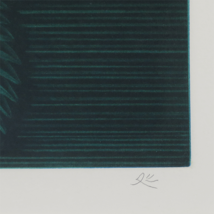 翡翠 (カワセミ) 銅版画