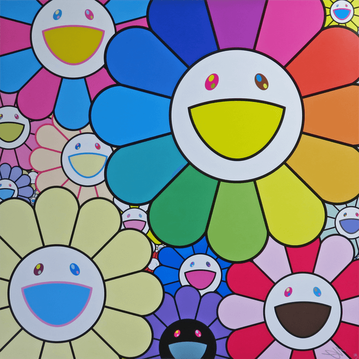 お花がいっぱい オフセット