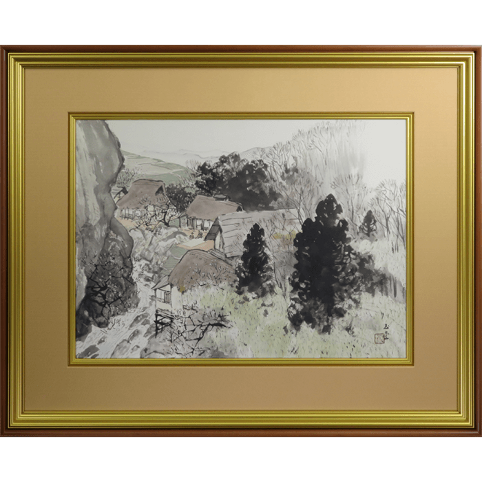 梅咲く渓村 12号