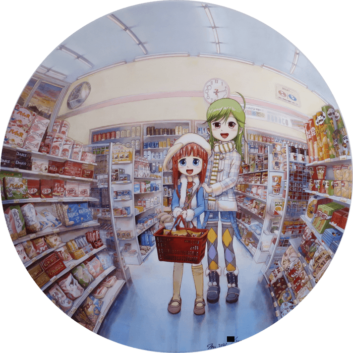 夕方おねえちゃんとコンビニ ポスター