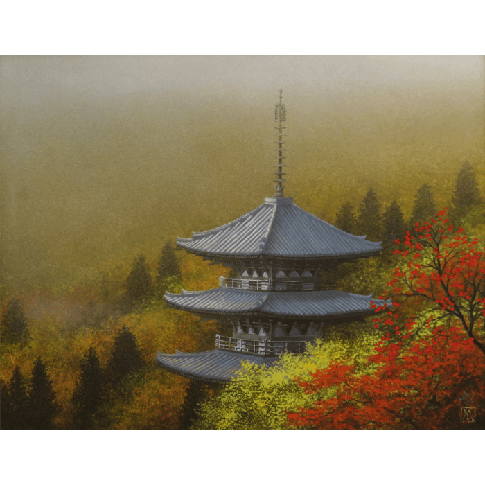 当麻寺 秋気 10号