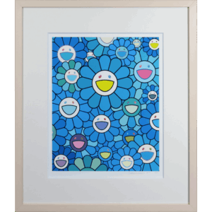 花好財旺 ラピスラズリブルー シルク