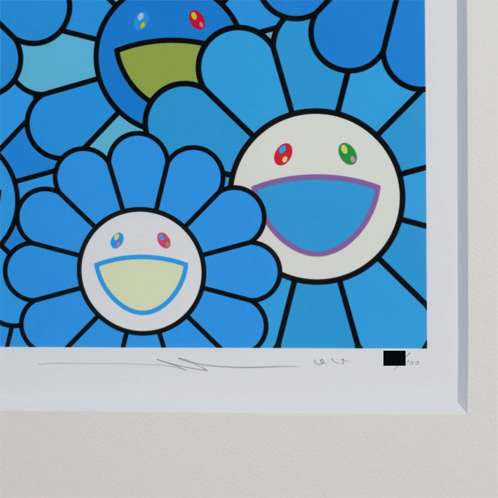 花好財旺 ラピスラズリブルー シルク