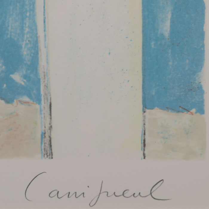 夏のテラス リトグラフ