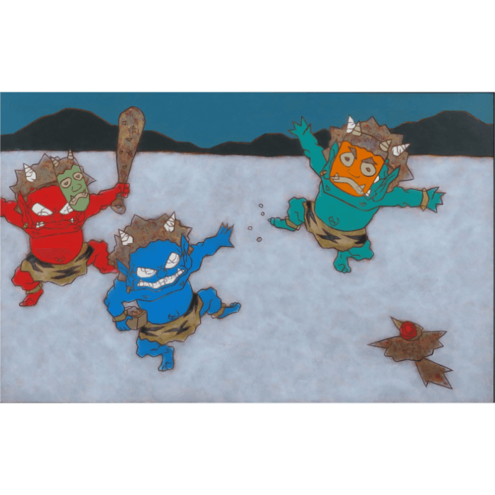 桃太郎図/オニハソト。10号