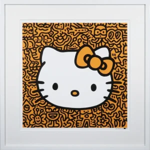 Kitty Orange ネオシルクスクリーン