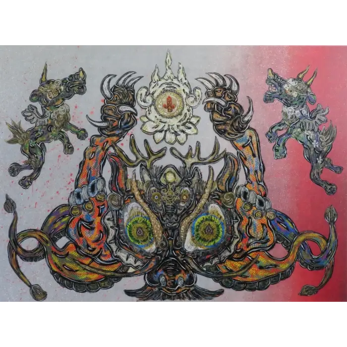 地球と天の精粋を祈る シルク