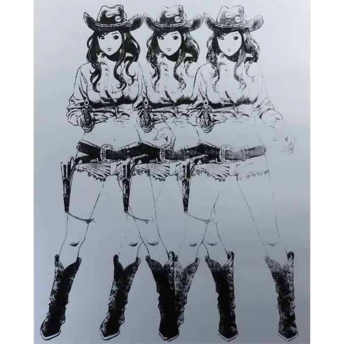 cow girls シルクスクリーン