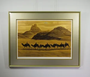 平山郁夫「楼蘭」の作品、絵のみ